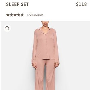 SKIMS sienna sleep set XS NWT